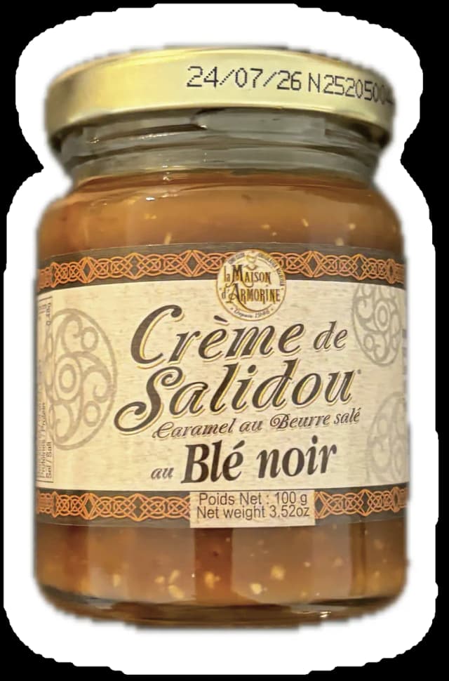 Crème de Salidou Caramel au beurre salé au blé noir